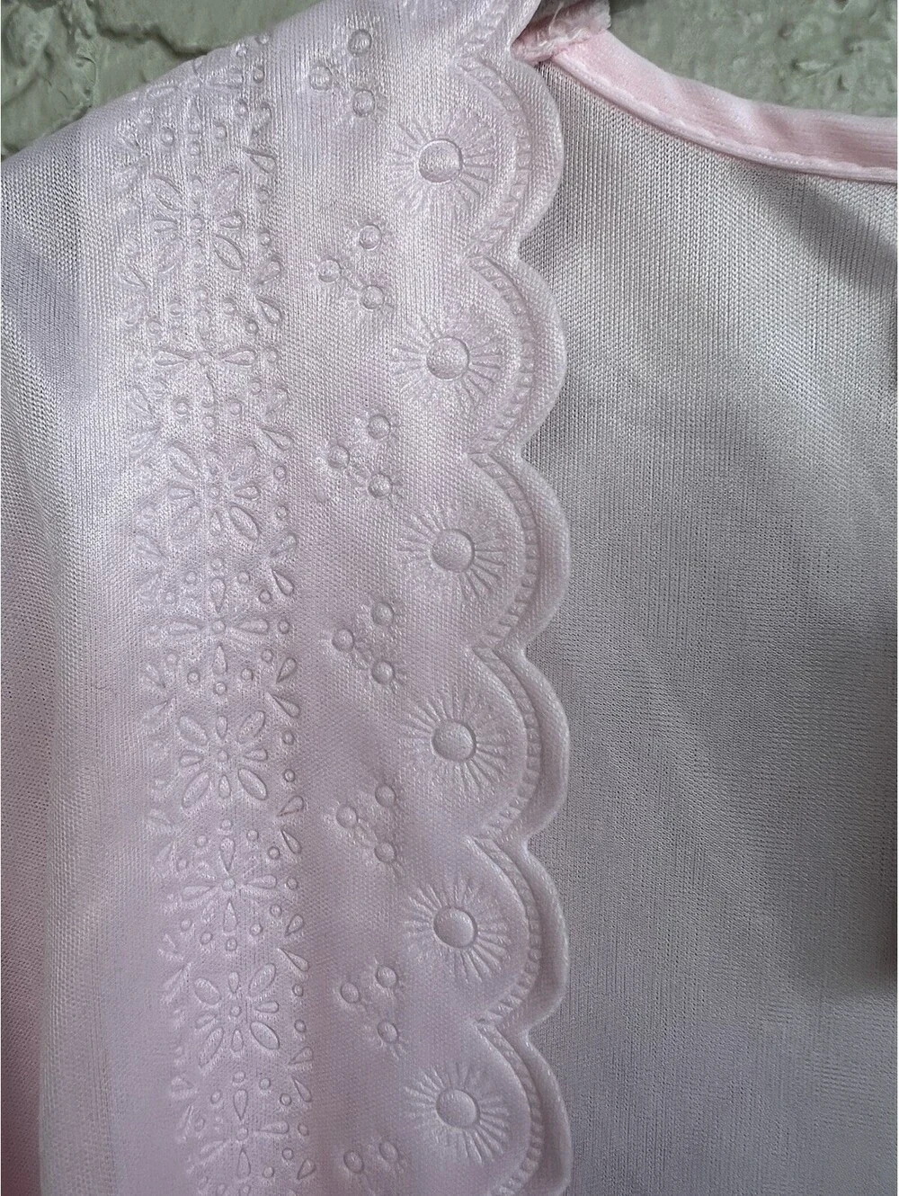 Sindrell Light Pink Polyester Sheer New Robe Size XXL